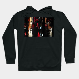 Montreal, night, rain. Hoodie